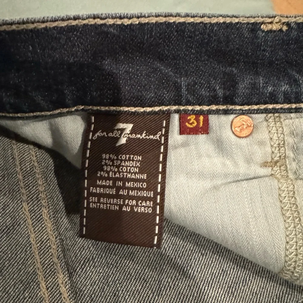 7 For All Mankind Men's Skinny Jeans - Dark Indigo Wash